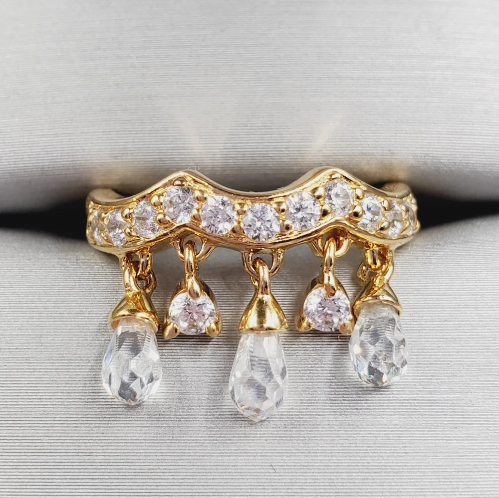 Yellow Gold Charm Ring - Picture 1 of 5